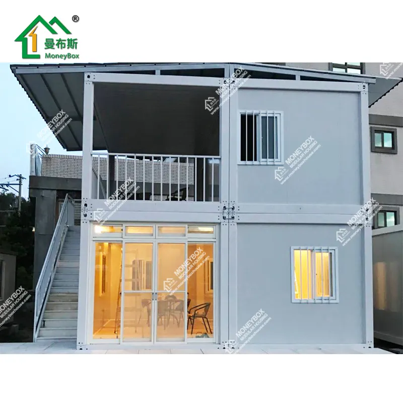 2021 new inventions China supplier prefab mobile prefabricated portable container house duplex house plans