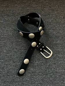Nouvelle <span class=keywords><strong>ceinture</strong></span> en cuir suédé <span class=keywords><strong>noir</strong></span> pour <span class=keywords><strong>femme</strong></span>, collection 2026, avec grandes clous <span class=keywords><strong>argent</strong></span>és <span class=keywords><strong>et</strong></span> boucle réglable en alliage – Accessoire de mode pour robe - Product Image 3
