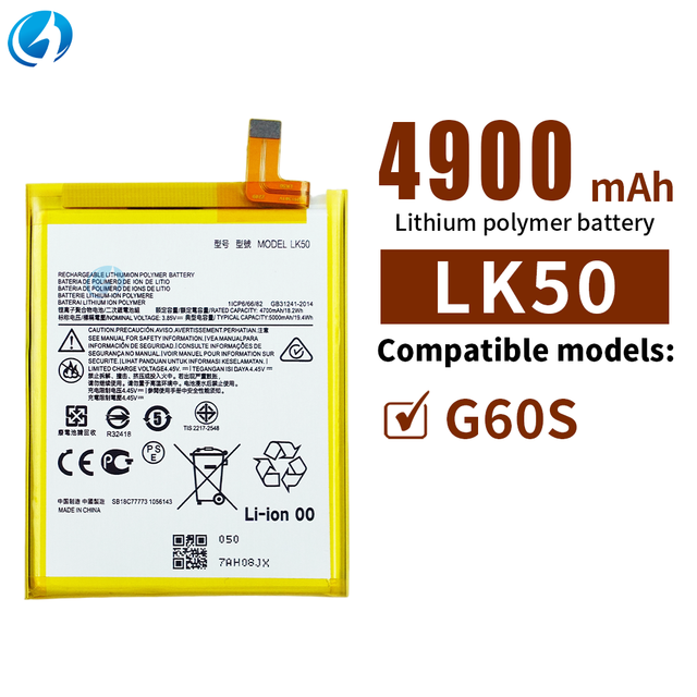 4900mAh LK50 New High Capacity Long Life Replacement Li-ion Phone Battery for Motorola Moto G60S