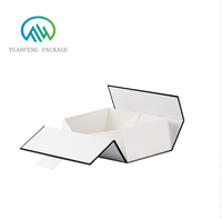 Boîte en carton rigide pliable avec impression de logo personnalisée de luxe, petite boîte d'emballage en papier magnétique avec couvercle magnétique