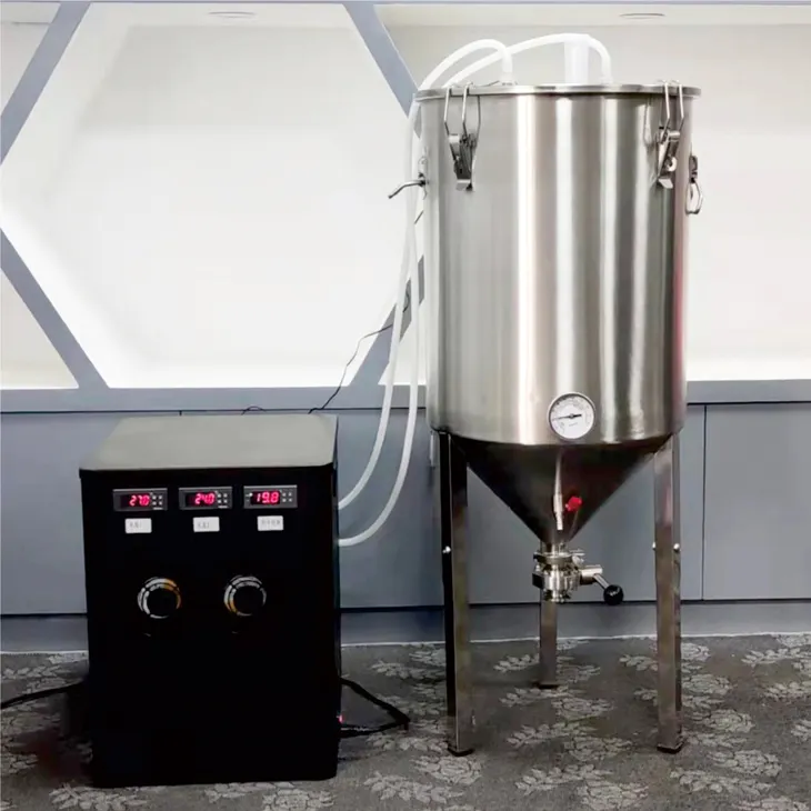 Agapebrew - Fermentação caseira de alta qualidade em aço inoxidável 304 para venda, pequena fermentação com refrigerador de glicol