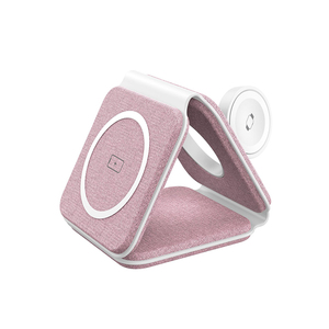 Chargeurs sans fil magnétiques 3-en-1 de meilleure qualité pour iPhone écouteurs de montre intelligente 15W support de chargeur de charge rapide - Product Image 1