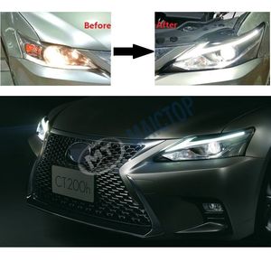 Faros delanteros CT200 2013-2020, faros delanteros LED CT200, faros delanteros bajos CT200 con lentes LED y luces de circulación diurna. - Product Image 3