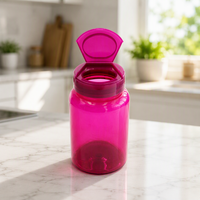 Vente en gros de contenants d'emballage en plastique personnalisés pour pilules, capsules, compléments alimentaires, comprimés de vitamines