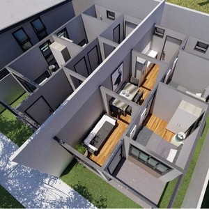 Casa Prefabricada con Estructura de Acero Ligero, Diseño del Sudeste Asiático, Resistencia al Viento de 121+ mph, Solución Completa para el Proyecto - Product Image 4
