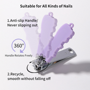 Lmltop mini dễ thương 2 cái Nail Clipper Kit thép không gỉ du lịch làm móng <span class=keywords><strong>Set</strong></span> với Nail tập tin cho đánh bóng ứng dụng nhựa sy563 - Product Image 4