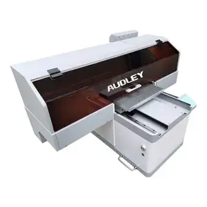 Audley máquina de impresión UV DTF tamaño A3 de alta calidad con color barniz para funda de teléfono/Regalos/bola/metal/plástico/cuero/taza prin