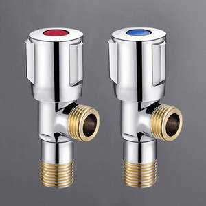 Válvula Angular de Cobre, Gran Caudal, Diseño de Lujo, <span class=keywords><strong>Origen</strong></span> China, para Cocina y Baño, 1 Año de Garantía, Sin Servicio Postventa - Product Image 1