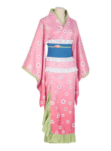 Kanroji Mitsuri Costume Cosplay Kimono rosa abiti abiti Kimono festa <span class=keywords><strong>di</strong></span> carnevale <span class=keywords><strong>di</strong></span> <span class=keywords><strong>Halloween</strong></span> <span class=keywords><strong>travestimento</strong></span> da donna Kimono - Product Image 4