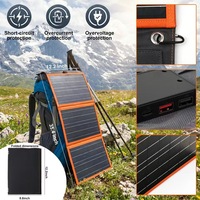 Panneau solaire pliable 30W SPB30W, chargeur solaire portable pour le camping en plein air, les voyages, la recharge de batterie de secours en cas d'urgence