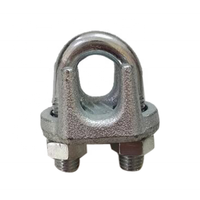 Zinc Plated Galvanized Wire Cable Clip A Type Malleable Wire Rope Clips