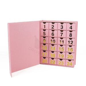 Luxury Paper <b>Box</b> Christmas Gift Recyclable <b>Makeup</b> Nail Polish Oil Skin Care Serum Packaging Advent Countdown Birthday Gift <b>Box</b> - Product Image 1