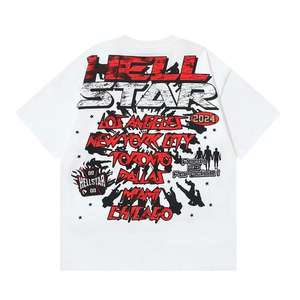 Écouteurs Skull, <span class=keywords><strong>Ghostface</strong></span>, Earth Print, Retro Hellstar, Old High Street Short Sleeves - Product Image 4