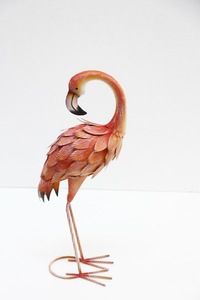 Oniya Life-Size Flamingo Statue Pink Metal Animal Sculpture for Garden Yard <strong>Decor</strong> <strong>Spring</strong> Ornament &amp; Wedding Decoration - Product Image 6