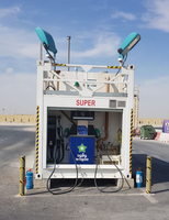 Station-service mobile mini de 5000 L pour l'essence