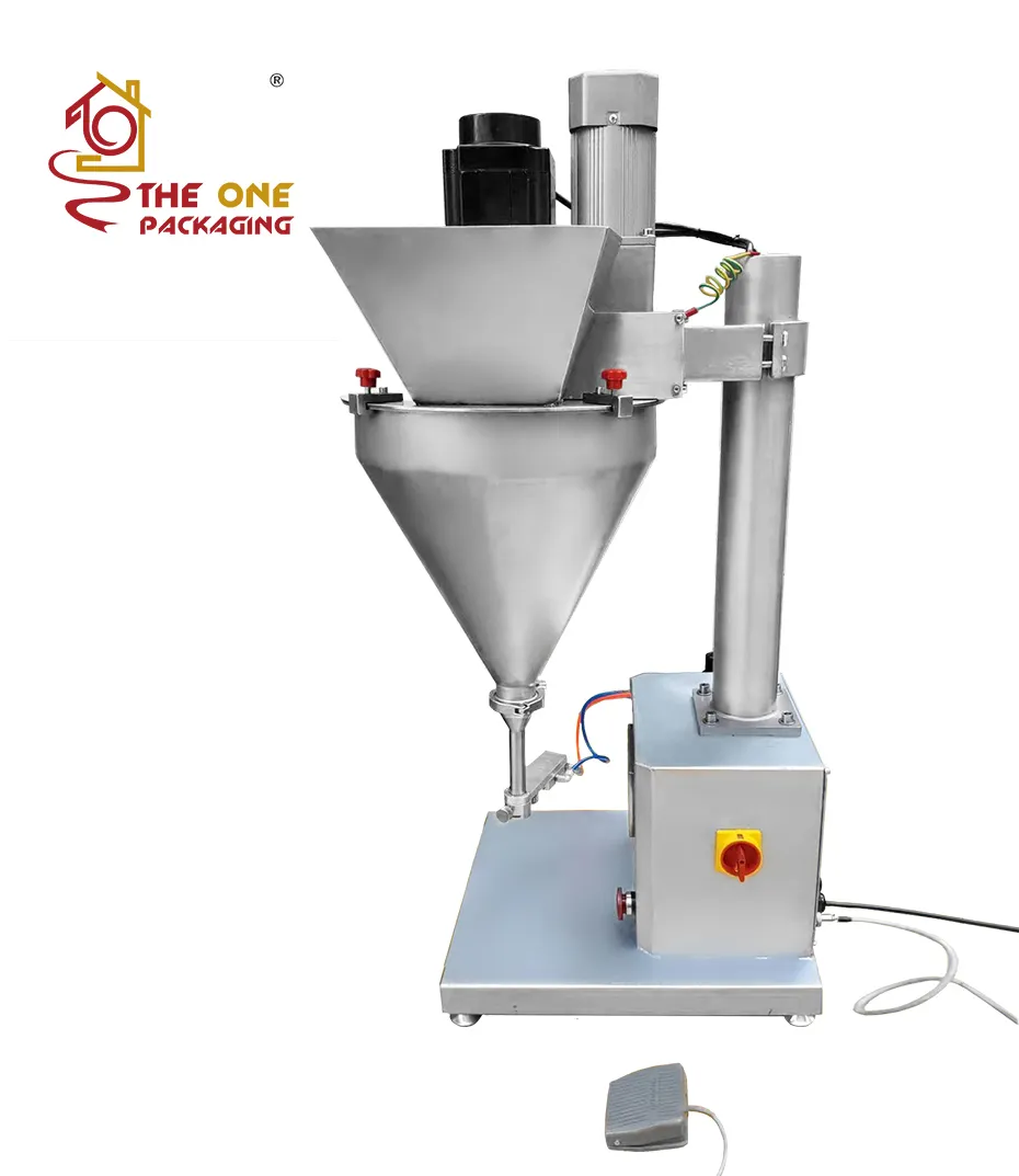 High accuracy Powder Filler Desktop Table-top Spices Auger Screw Filling Machine