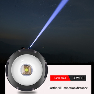 ยุนมัยไฟฉายยุทธวิธี XHP90 LED แบบชาร์จไฟได้ปรับโฟกัสได้กลางแจ้งแสงความเข้มสูง - Product Image 4