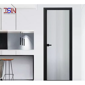 Puerta Abatible Moderna de Aluminio con Certificación NFRC, Doble Acristalamiento Templado, Insonorizada y de Eficiencia Energética para Entrada Principal de Villa - Product Image 4
