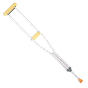 Muletas axilares Hengfukang de aleación de aluminio, ajustables en 9 niveles, con almohadilla suave para el codo y almohadilla antideslizante para el pie, para apoyo de personas mayores. - Product Image 3