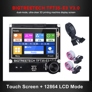 หน้าจอสัมผัส BIGTREETECH TFT35 E3 V3.0 สำหรับเครื่องพิมพ์ 3 มิติ แบบ Dual Mode 12864 LCD SKR MINI E3 V3 Board อัปเกรด Ender 3 จาก SKR V1.4 รุ่นใหม่ - Product Image 3