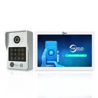 Sistem Interkom Video Layar Sentuh Anjielo Smart 4-Wire 1080P IP65 Tahan Air dengan Penglihatan Malam dan Transmisi Jarak Jauh
