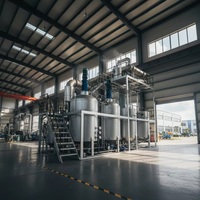 Équipement de raffinage d'huiles usagées et de lubrifiants robuste, capacité 5000-10000 litres/jour, certifié CE