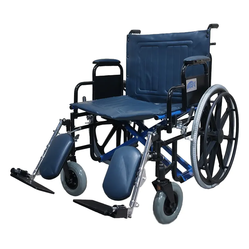 Silla de ruedas para discapacitados büyük boy koltuk tekerlekli sandalye için ağır yüksek kalite katlanabilir manuel tekerlekli sandalye engelli