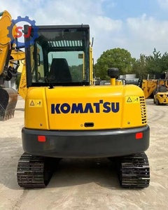 Excavatrice Komatsu PC56-7 d'occasion, 5 tonnes, sur chenilles, machine d'excavation hydraulique pour la construction et l'exploitation forestière - Product Image 2