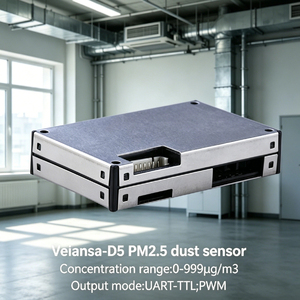 เซ็นเซอร์ตรวจจับฝุ่น Veinasa-D5 <span class=keywords><strong>PM2</strong></span>.<span class=keywords><strong>5</strong></span> 0-999μg/m3 พร้อมพอร์ต UART-TTL และ PWM สำหรับตรวจสอบคุณภาพอากาศและวิเคราะห์ก๊าซในสภาพแวดล้อมภายในอาคาร - Product Image 1