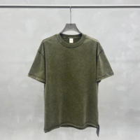 T-shirts pour hommes de haute qualité, broderie flocon de neige, couture inversée, coton pur, échantillon gratuit, t-shirt personnalisé