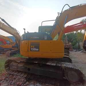 Komatsu Pc138us barato usado excavadora sobre orugas 14Ton Cummins motor equipo de construcción con motor y caja de cambios gran oferta - Product Image 5