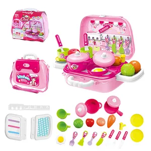 Set de Mini jouets de cuisine pour enfants, pièces, grand jeu pour faire semblant de cuisiner, la cuisine, café vapeur