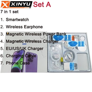 ODM/OEM Set Smartwatch 7 in <span class=keywords><strong>1</strong></span> in Offerta, Auricolari, Caricatore Wireless, Power Bank, Custodia 6 in <span class=keywords><strong>1</strong></span> per Accessori iPhone, Confezione Regalo 6en1 di Qualità - Product Image 2