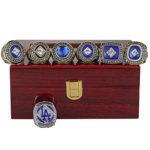Set di 7 Anelli del Campionato MLB Los Angeles Dodgers, Campioni del World Baseball Classic, in Lega Geometrica, Vendita Calda su AliExpress - Product Image 2