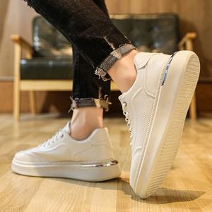 Zapatos casuales de caña alta, modernos y versátiles para hombre, zapatos deportivos de suela blanda para hombre, casuales de primavera - Product Image 4