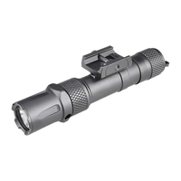 Lampe torche tactique LED de 2e génération avec laser vert, montage sur rail de 20 mm, rechargeable, éclairage extérieur, visée