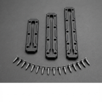 Support de canne à pêche ultra-plat sur rail coulissant pour équipement de surf robuste, fixation sur pont, avec kit de vis et accessoires OEM personnalisé