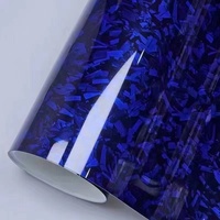 Film Pembungkus Mobil Berkualitas Tinggi, Laris Manis, Mengkilap, Baru, PVC, Serat Karbon Forged, Bebas Gelembung Udara