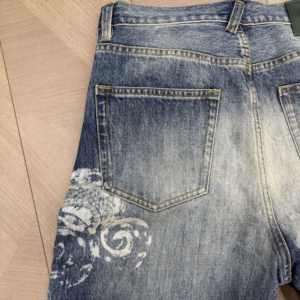 Calças <span class=keywords><strong>Jeans</strong></span> Vintage Personalizadas ODM/OEM para Homens, Estilo Bootcut, Baggy, Desbotadas a Laser, Soltas e Retas para Todas as Estações - Product Image 6