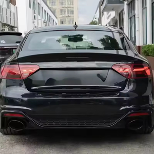 Ensemble de pare-chocs arrière avec découpes pour échappement, pièces automobiles pour Audi <span class=keywords><strong>A5</strong></span> au style RS5, modèles 09-11 12-16 <span class=keywords><strong>B8</strong></span> <span class=keywords><strong>B8</strong></span>.5, kit carrosserie universel - Product Image 5