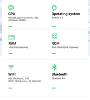 Rk3288-tablero integrado android, cuatro núcleos, 4K, android 6, 7, 8, 9, 10, versión OS, señal digital, reproductor multimedia