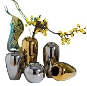 家庭和办公室装饰东方现代中国定制时尚creamic花瓶