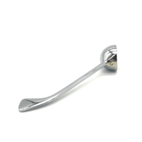 Poignée d'accessoires de robinetterie en alliage de zinc chromé, moderne, écologique, facile à installer, pour salle de bain, prix compétitif, haute qualité
