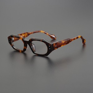 Monture de lunettes de vue unisexe haut de gamme en acétate, carrée, à monture complète, couleur bonbon rétro, faite à la main, à bord large, anti-lumière bleue, à changement de couleur - Product Image 2
