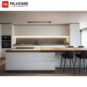 Pa tùy chỉnh sang trọng Veneer đồ nội thất nhà Tủ lưu trữ Nhà Bếp Đựng thức ăn tủ tủ bếp - Product Image 3