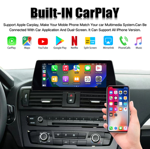 CKSD 10,25 pulgadas 8 + 128GB Android 13 pantalla Multimedia Android Auto inalámbrico Carplay GPS navegación coche Radio DVD para BMW 1 serie - Product Image 5