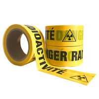Bande d'avertissement de construction d'avertissement de danger de rayonnement de haute visibilité de barrière de sécurité