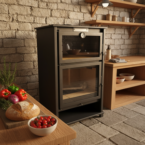 Estufa de Leña para Interiores con Horno de Pizza Integrado - Product Image 1
