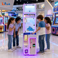 LIFUN Machine à griffes géante de 18 pouces, appareil de divertissement à monnayeur, construction en métal et plastique, garantie 1 an, version anglaise pour la vente au détail