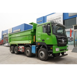 Nouveau camion benne Foton Auman <span class=keywords><strong>GTL</strong></span> 8x4 Diesel Automatique Euro 6 à conduite à gauche et double essieu arrière pour la construction et l'exploitation minière - Product Image 2